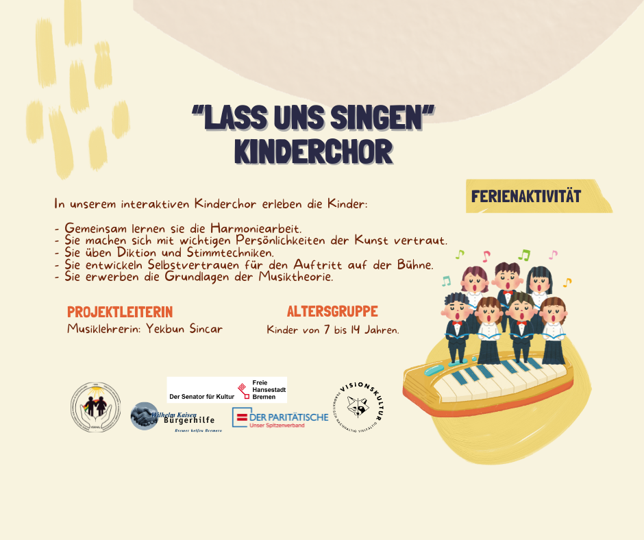 Kinderchor - Lass uns Lieder singen